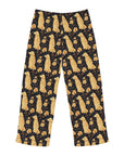 Golden Paws Floral Frenchie Men's Pajama Pants