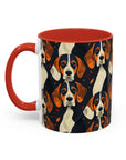 Beagle Glimmer Gaze Glamour Accent Coffee Mug