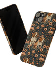 Beagle Blossom Bonanza Slim Phone Cases