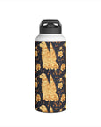 Golden Paws Floral Frenchie Stainless Steel Water Bottle