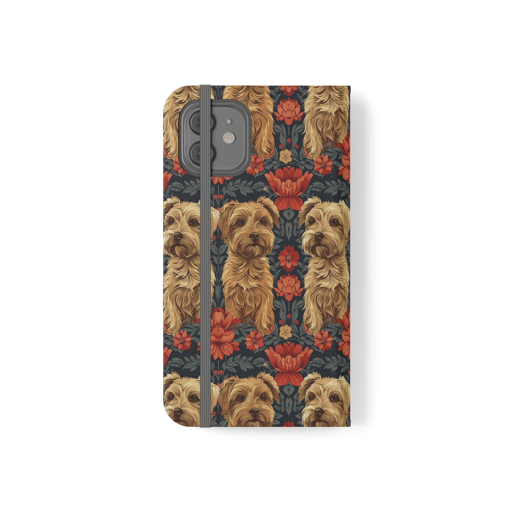 Yorkie Charm Twins Flip Cases