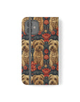 Yorkie Charm Twins Flip Cases