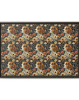 Beagle Blossoms Matte Canvas, Framed