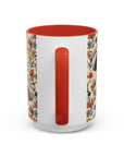 Blossoming Dachshunds Delight Accent Coffee Mug