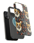 Floofy Corgi Blossom Blast Magnetic Tough Cases