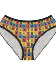 Frenchie Pop Art Pawfection Grid Women's Briefs