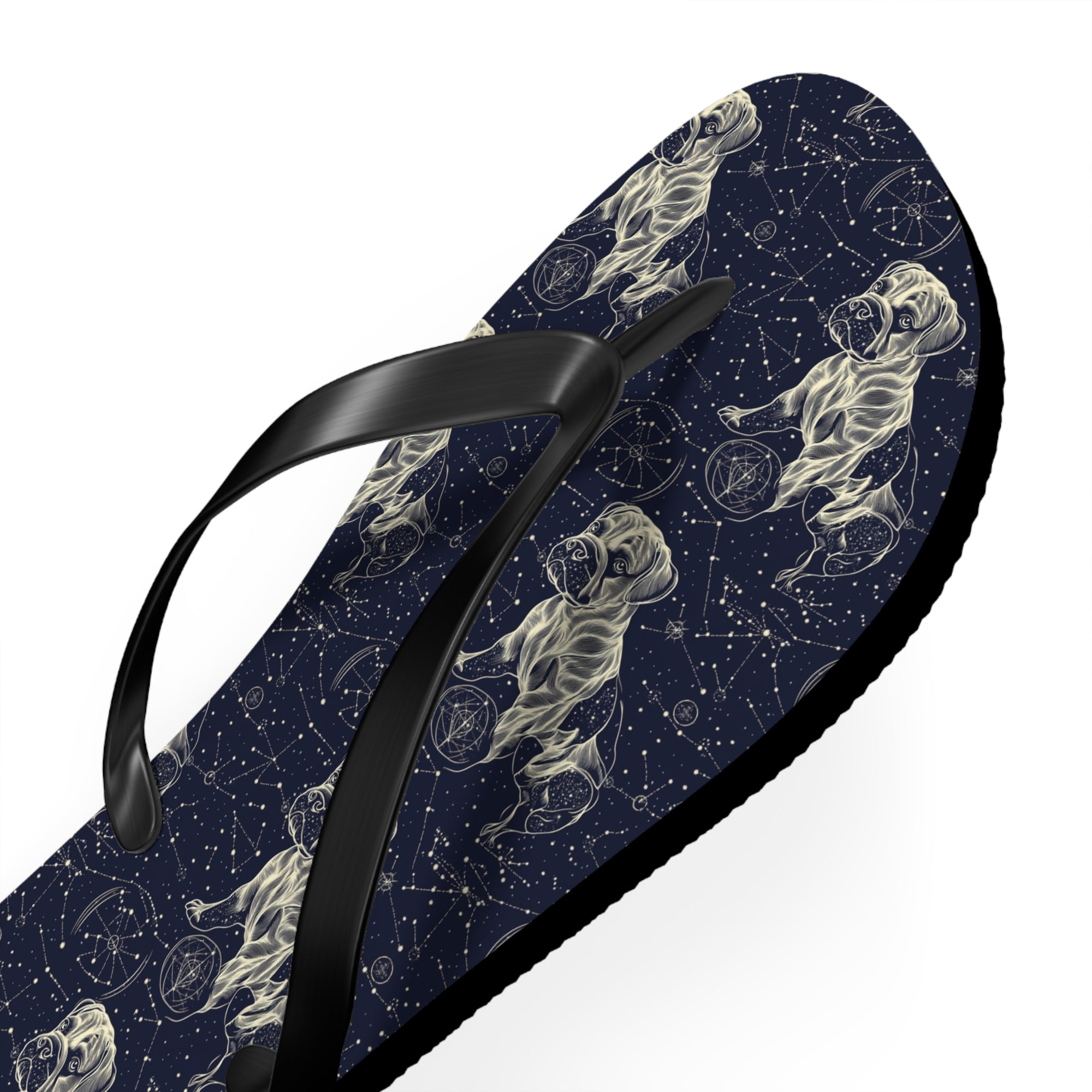 Celestial Boxer Bliss Flip Flops