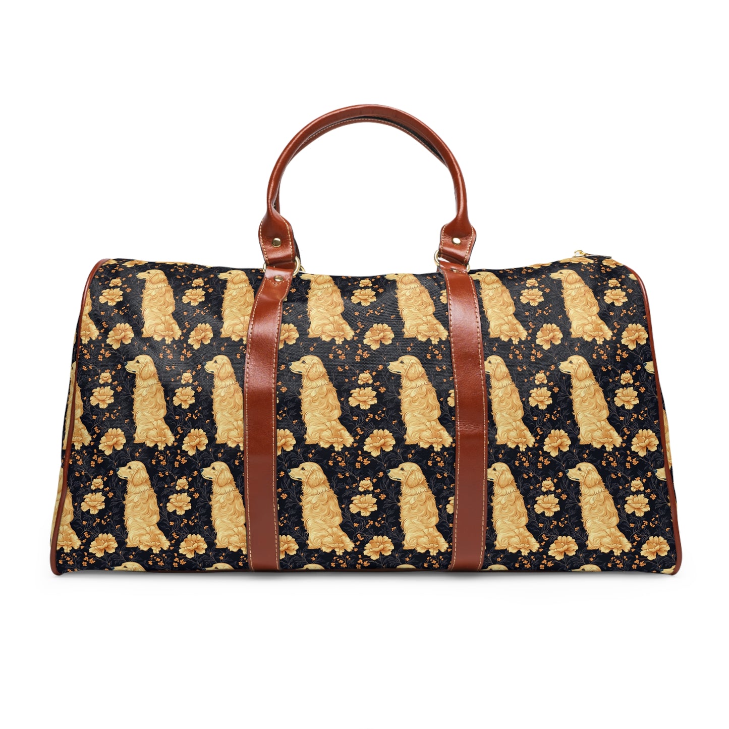 Golden Paws Floral Frenchie Waterproof Travel Bag