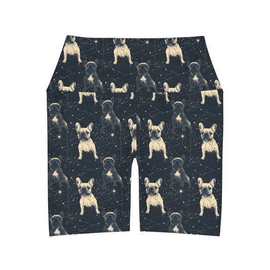 Frenchie Celestial Soar High Waisted Yoga Shorts