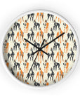 Dashing Dane Divinity Wall Clock