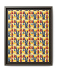 Dane-tastic Marvelous Mutt Mode Matte Canvas, Framed