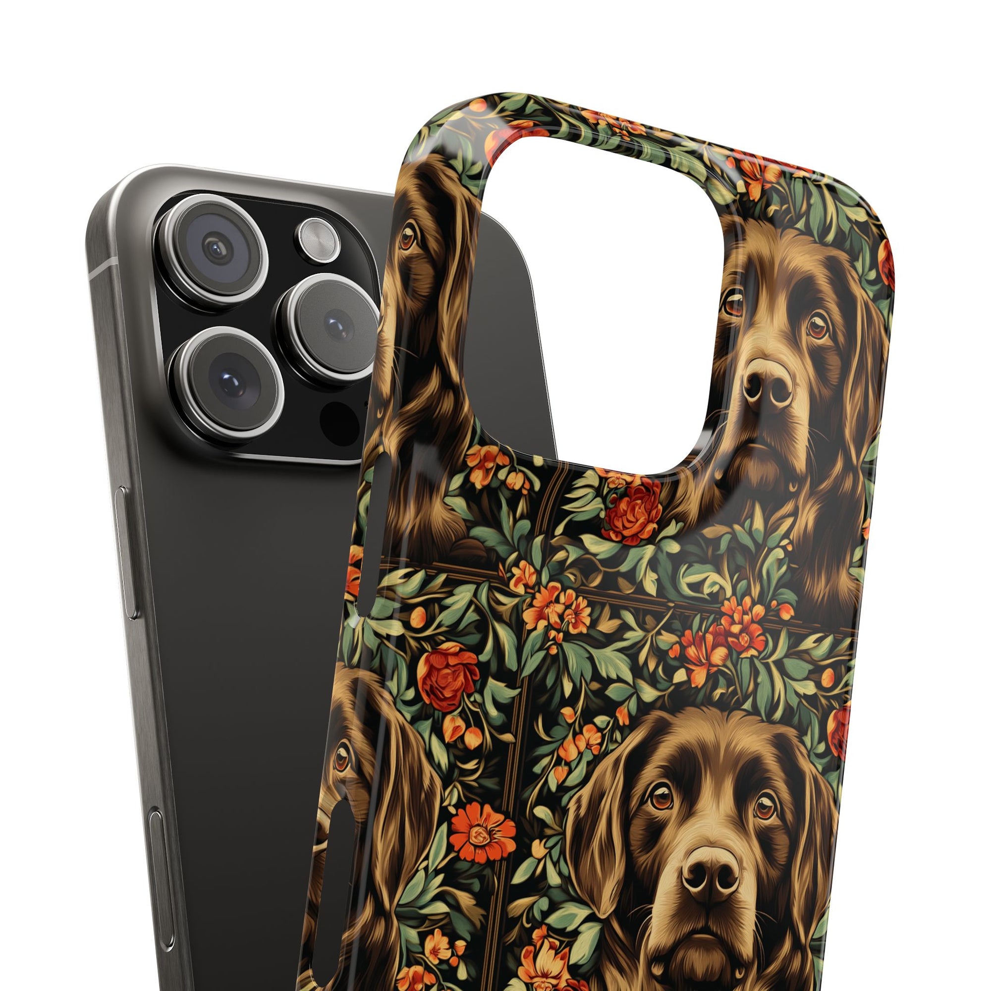 Labrador Lush Pooch Tapestry Slim Phone Cases