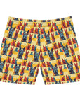 Dane-tastic Marvelous Mutt Mode Men's Mid-Length Swim Shorts