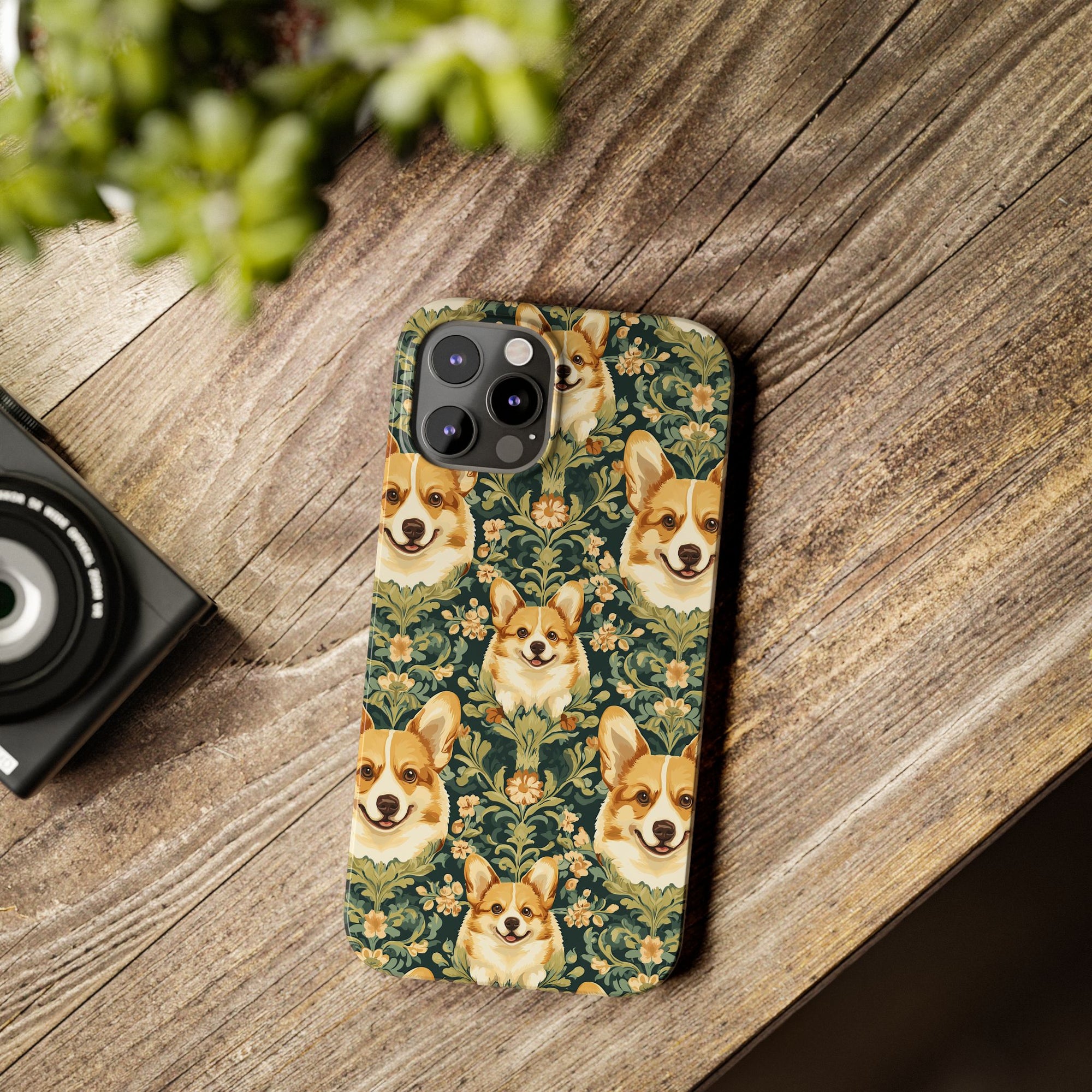 Corgi Charmz Slim Phone Cases