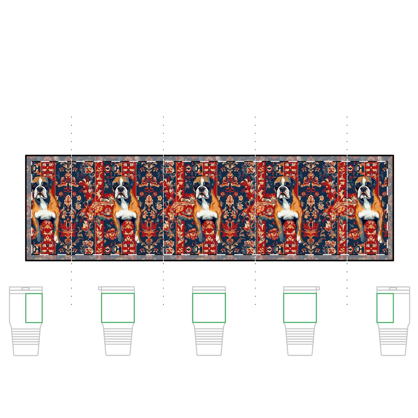 Boxer Blossom Tapestry Delight Tundra Tumbler