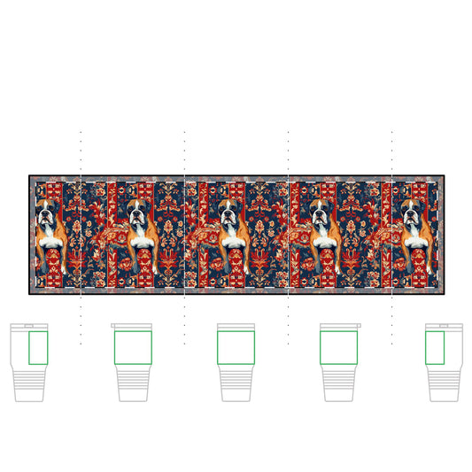 Boxer Blossom Tapestry Delight Tundra Tumbler