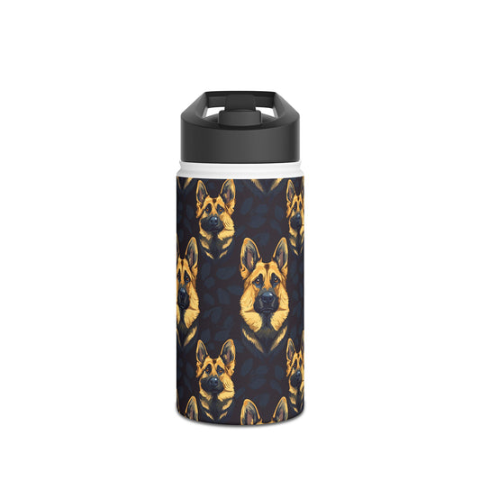 Majestic Hound Couture: German Shepherd LuxeBlend Stainless Steel Water Bottle