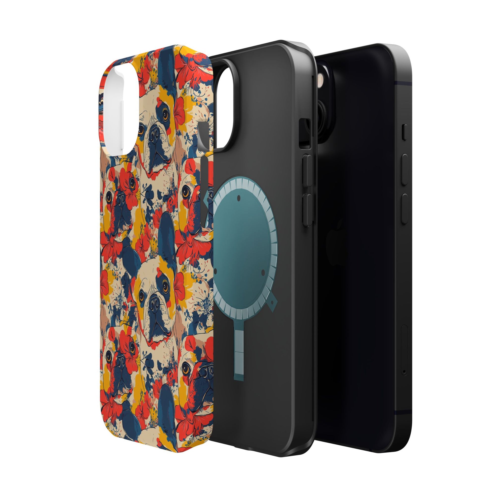 Bloom Pup Frenchietastic Splatter Magnetic Tough Cases