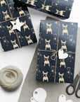 Frenchie Celestial Soar Gift Wrap Papers