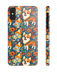 Corgi Carnival Couture Slim Phone Cases