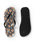 Blooming Bulldog Beauty Flip Flops