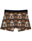 Bloomingly Bulldogistic Bouquet Men's Boxers