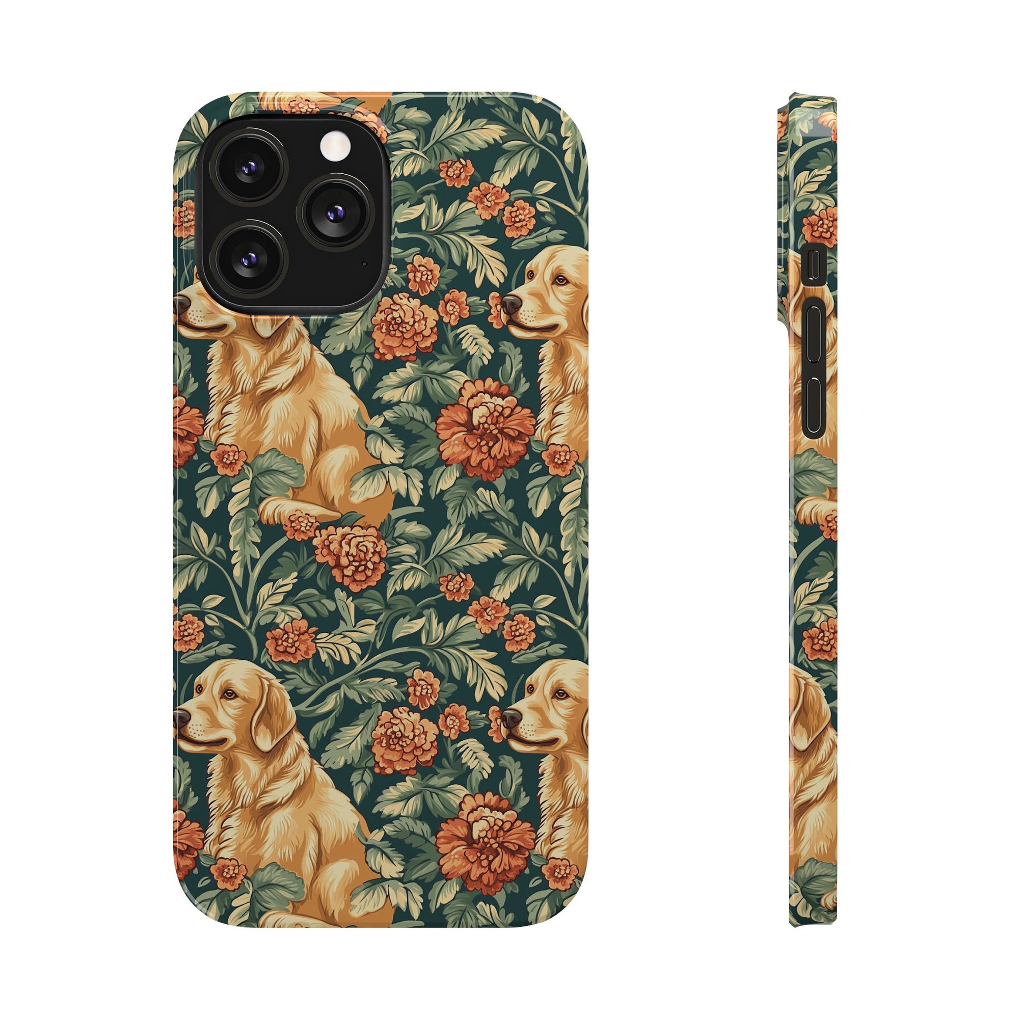 Blooming Goldie Glam Slim Phone Cases