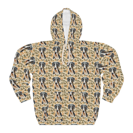 Majestic Great Dane Meadow Unisex Pullover Hoodie