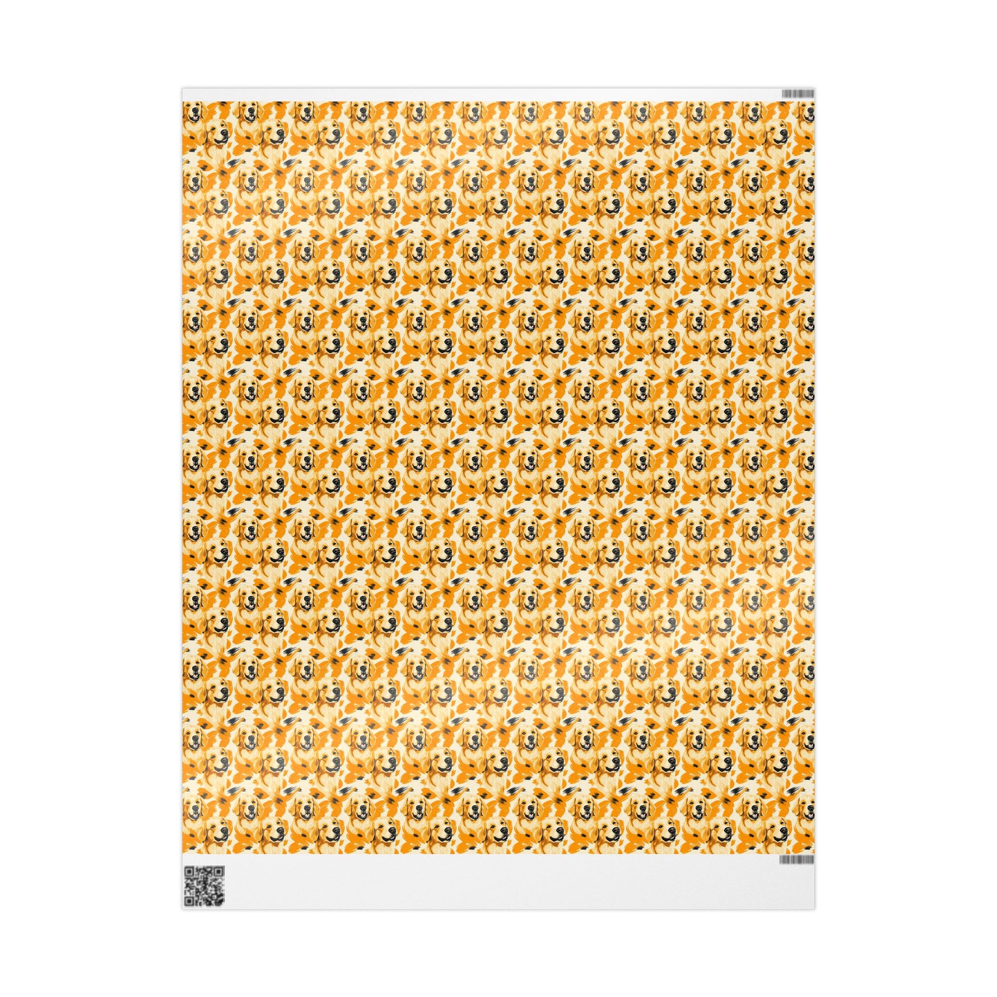 Golden Glitz &#39;n Glamour Woofwear Wrapping Paper