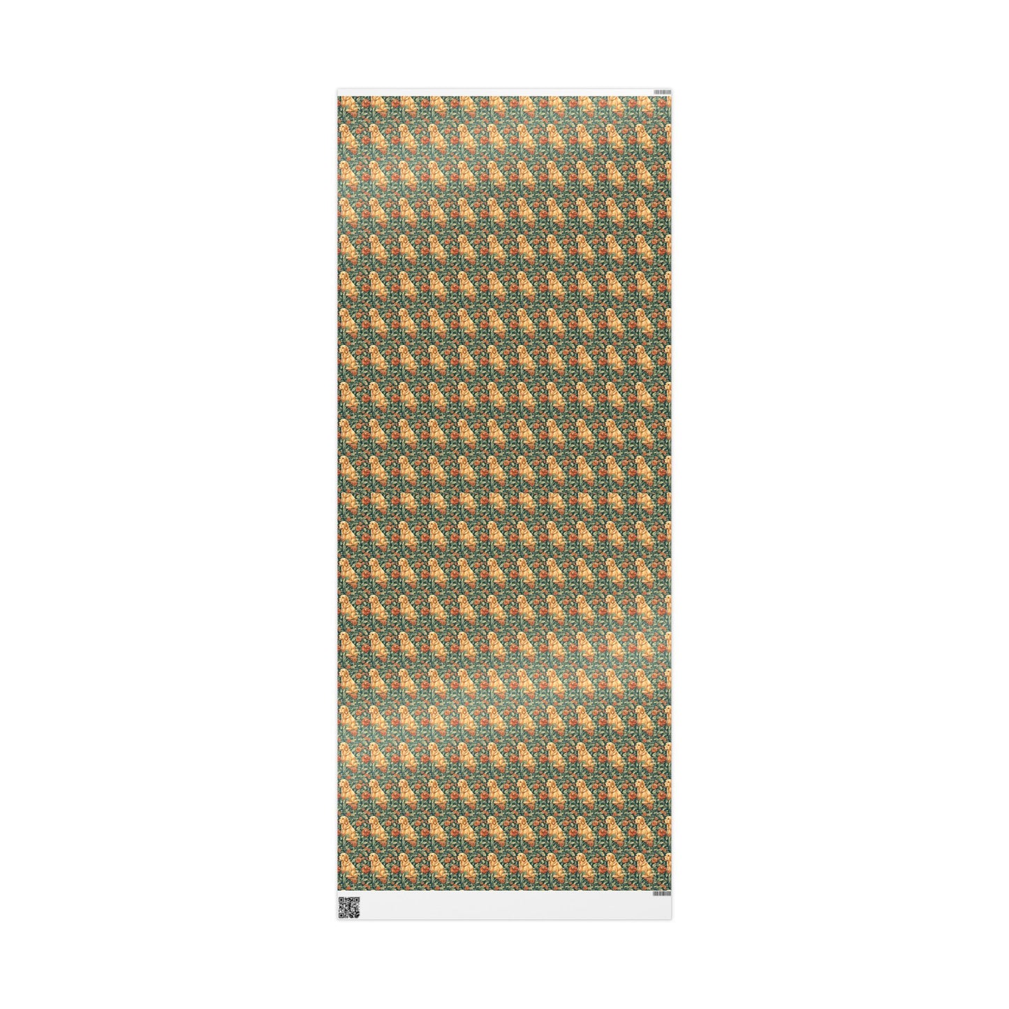 Blooming Goldie Glam Wrapping Paper