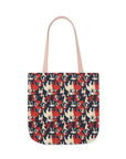 Bulldoggy Bliss Chomper Canvas Tote Bag