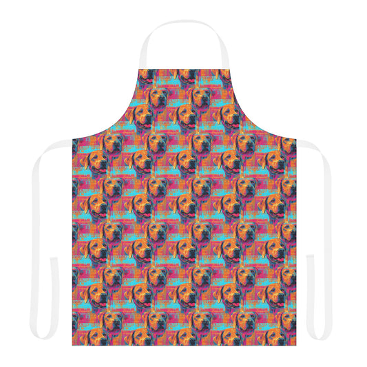 Rustic Charm Labrador Chic Apron