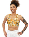 Golden Glitz 'n Glamour Woofwear Seamless Sports Bra