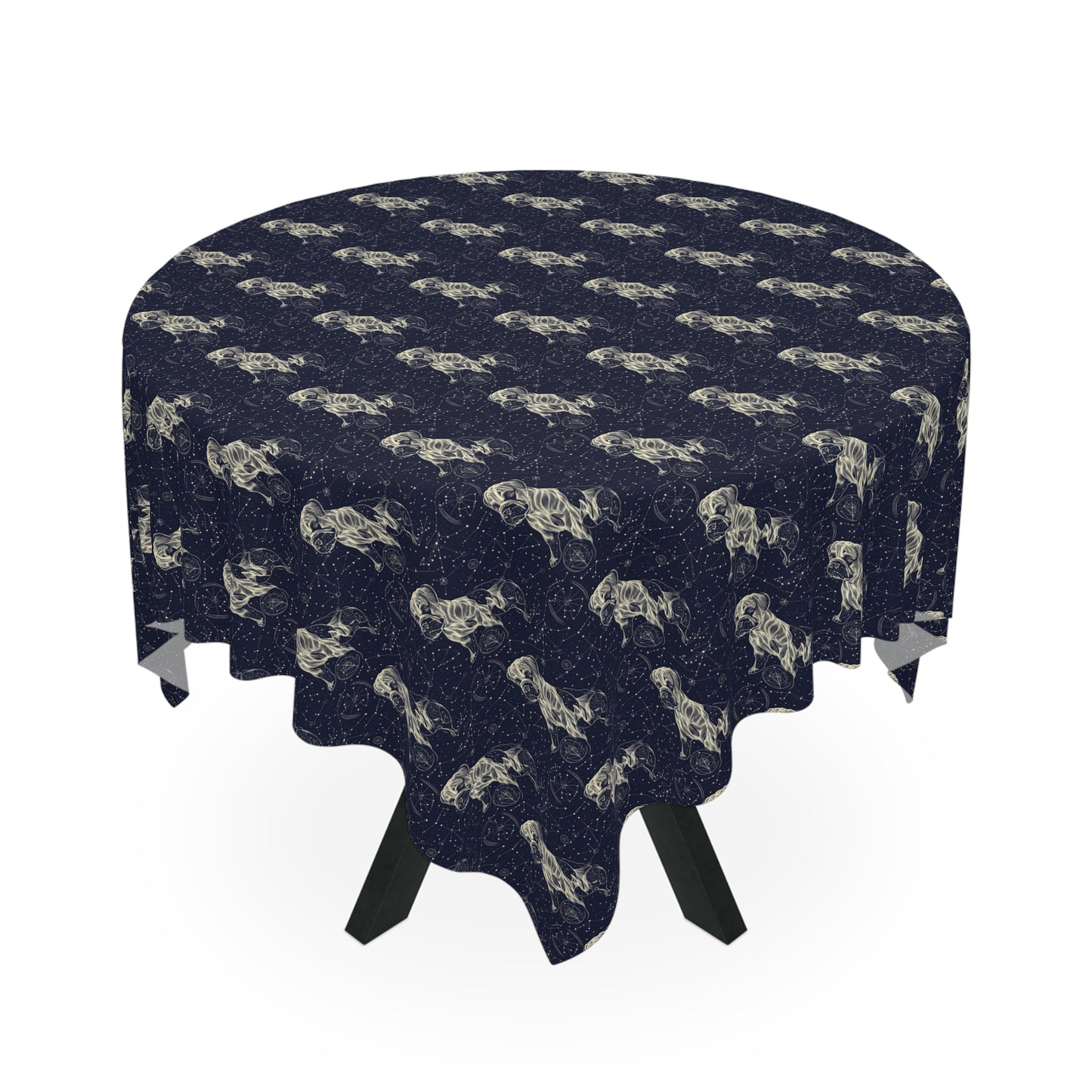 Celestial Boxer Bliss Tablecloth