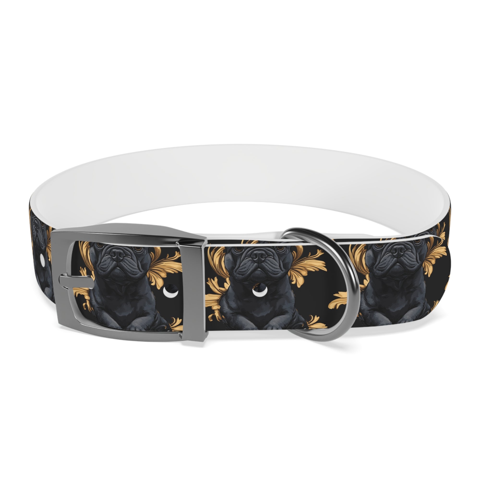 Regal Frenchie Noir Elegance Dog Collar