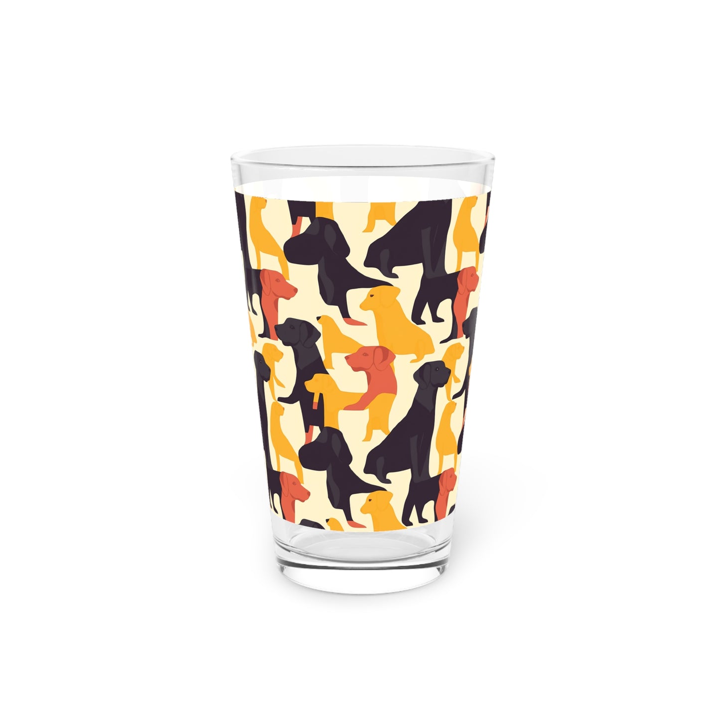 Modern Charm Labrador Chic Pint Glass