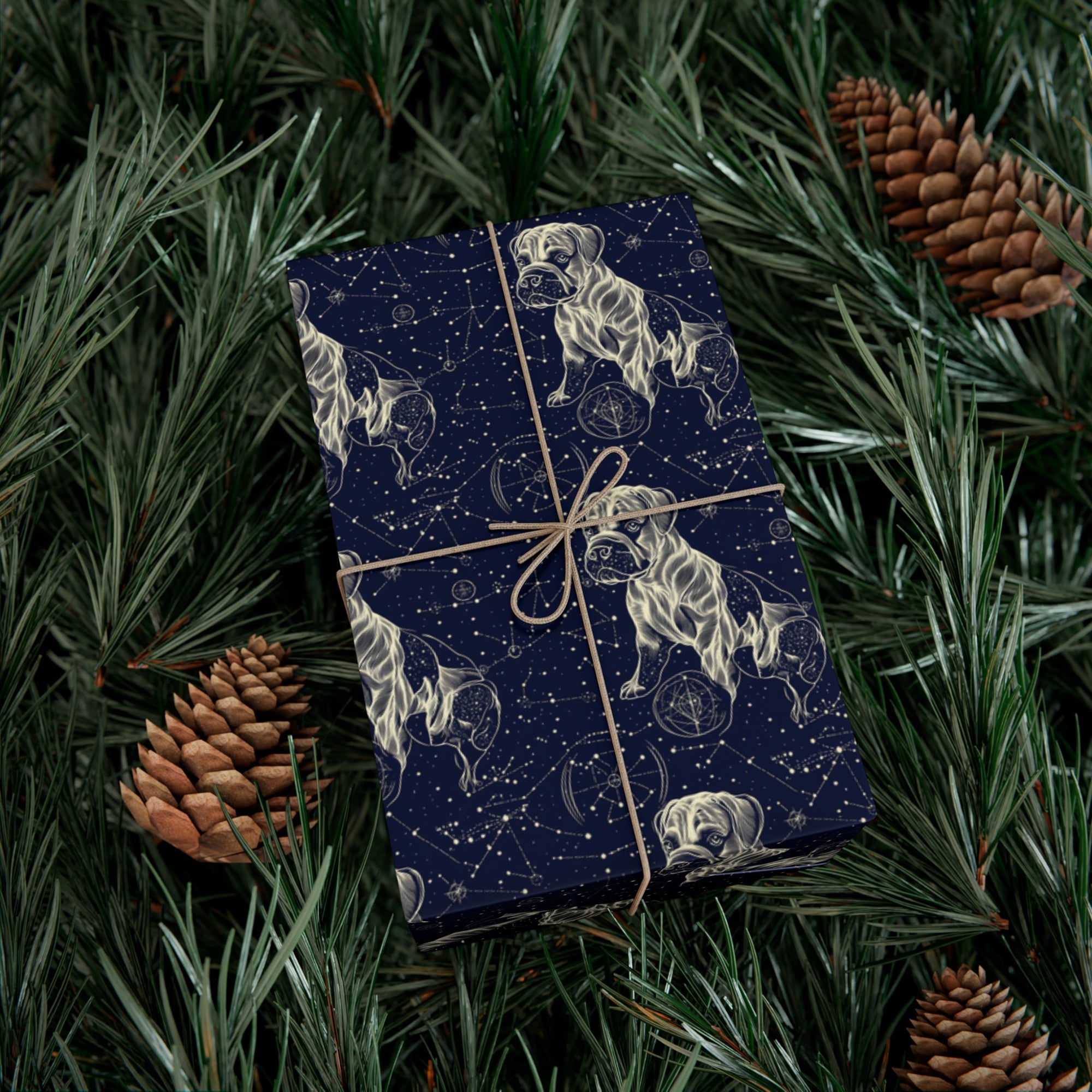 Celestial Boxer Bliss Gift Wrap Papers