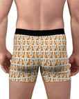 Golden Glamour Paws - Luxe Licks for Regal Retrievers Men's Boxer Briefs