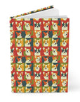 Corgi Chic Popart Pup Hardcover Journal Matte