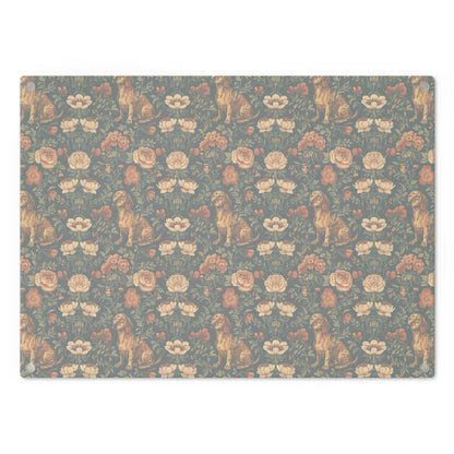 Dazzling Dachsund Blossoms & Foliage Cutting Board