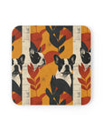 Chic Frenchie Charm Cork Back Coaster