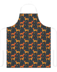 Dapper Dachshund Noir Glow Apron