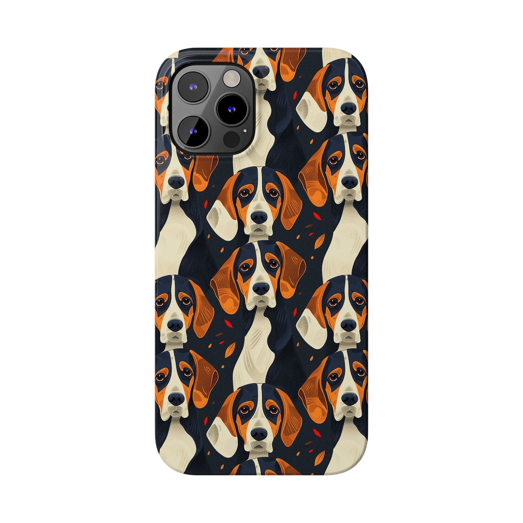 Beagle Glimmer Gaze Glamour Slim Phone Cases