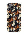 Beagle Glimmer Gaze Glamour Slim Phone Cases