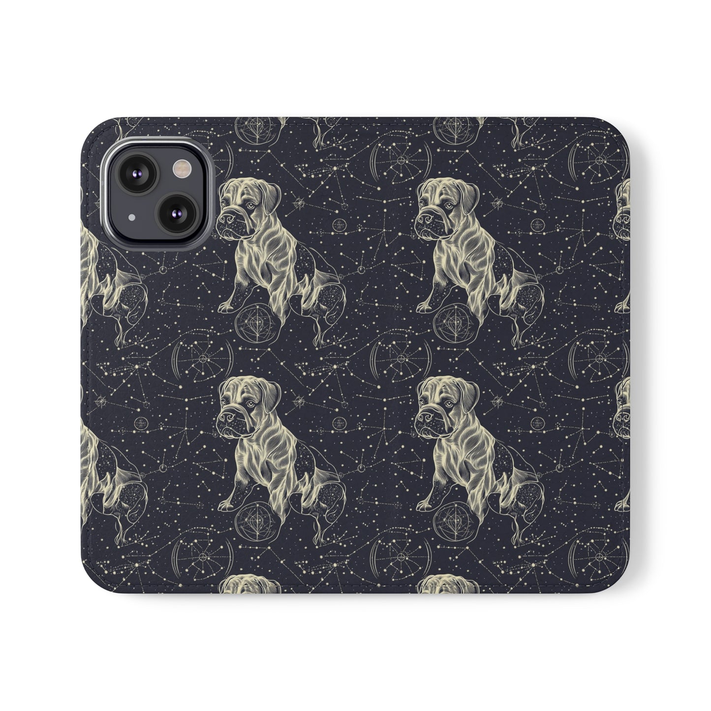 Celestial Boxer Bliss Flip Cases