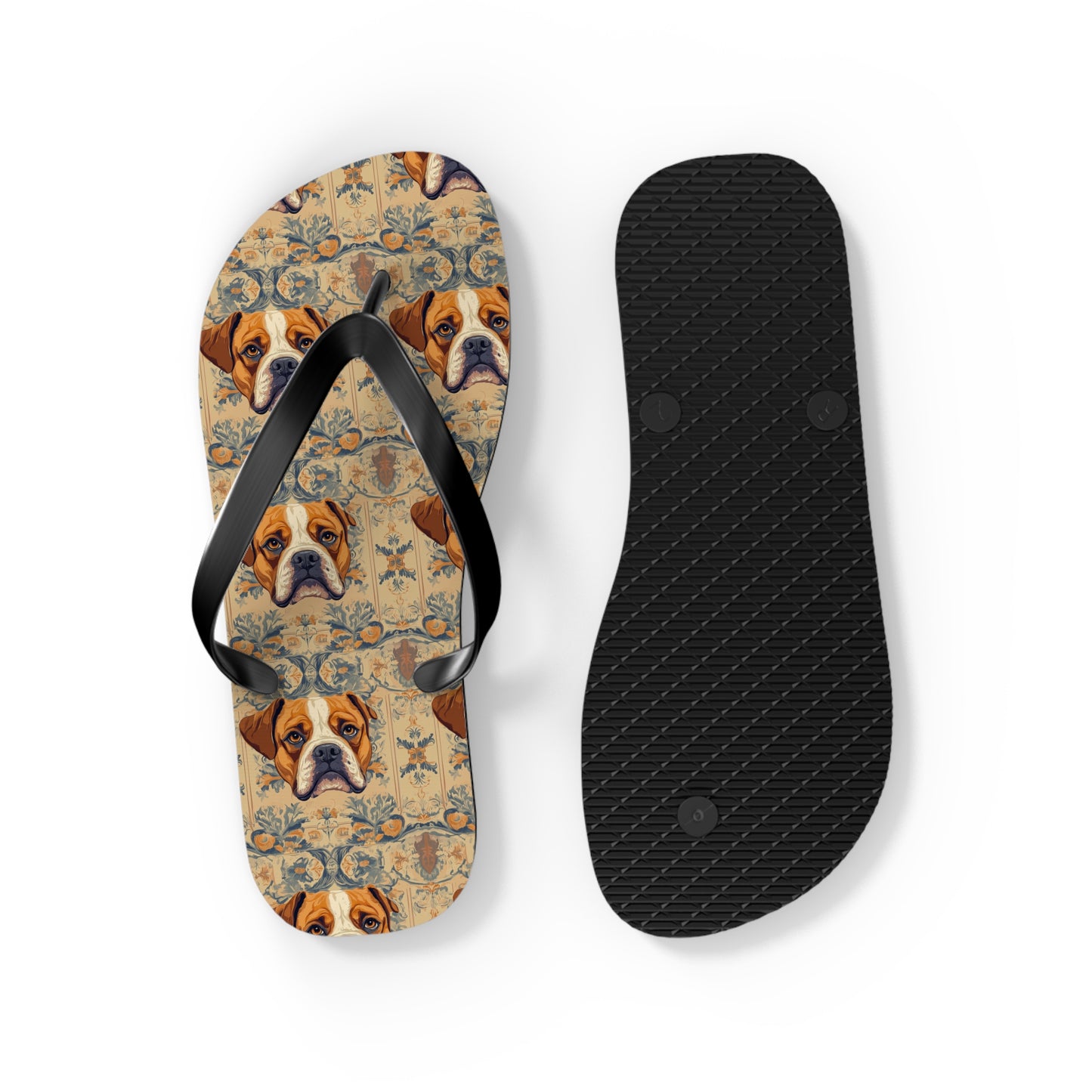 Bowtie Boxer Bliss Flip Flops