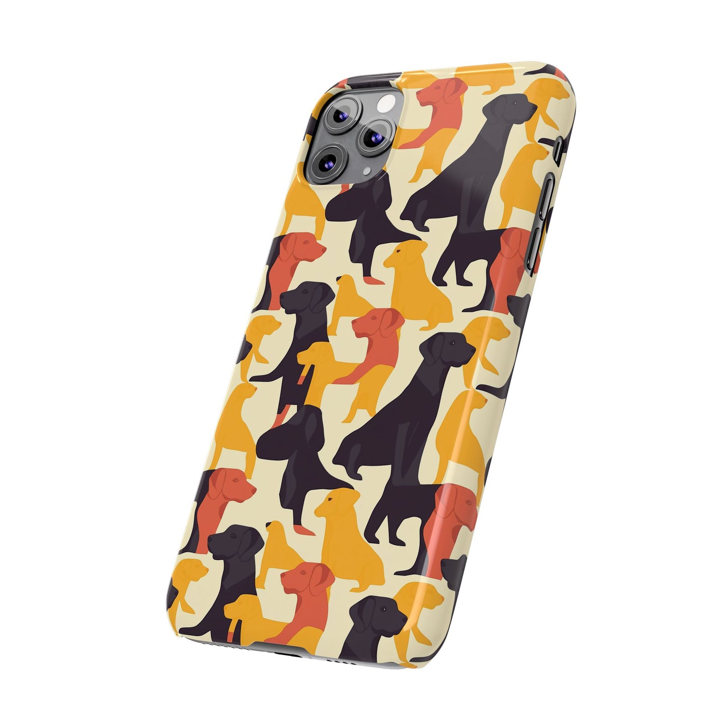 Modern Charm Labrador Chic Slim Phone Cases