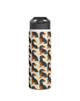 Whimsical Dachsund Dreamcatcher Stainless Steel Water Bottle