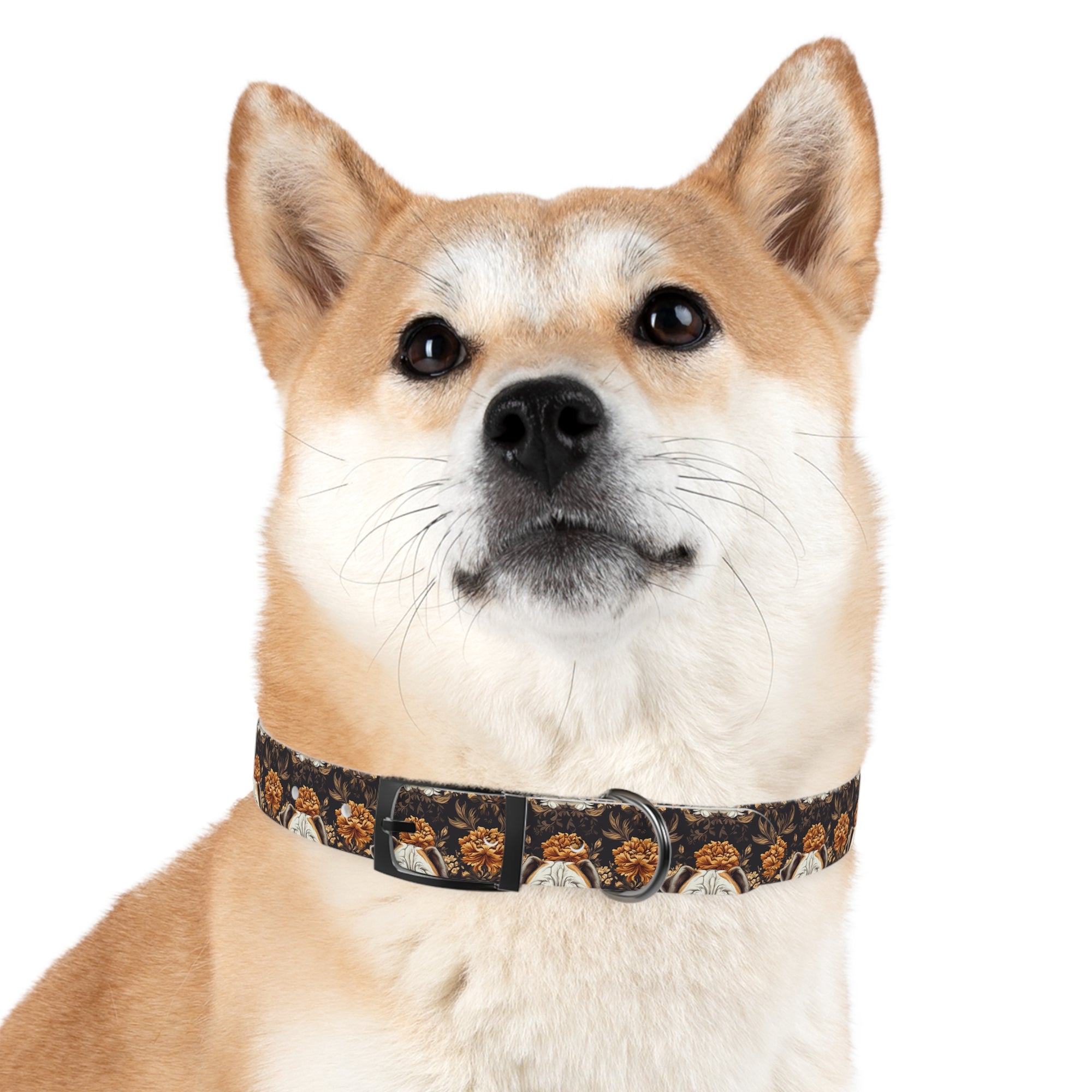 Bloomingly Bulldogistic Bouquet Dog Collar