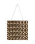 Beagle Blossoms Shoulder Tote Bag